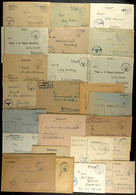 4674 1940/44, Kriegsmarine, 22 Feldpostbriefe (zum Teil Mit Inhalt) Und -karten Von Hafenschutz-Flottillen, Küstenschutz - Other & Unclassified
