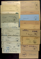 4675 1940/44, Kriegsmarine, 25 Feldpost-Briefe Und -Karten Der 40. Und 42. Minensuch-Flottille, Unterschiedliche Erhaltu - Other & Unclassified