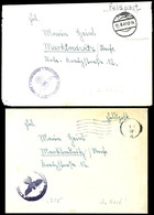 4678 1941, 2 Feldpost-Briefe Mit Inhalt Vom 11.8.41 Und Vom 15.9.41 Mit Brief-Stpl. Und Absenderangabe Feldpost-Nr. M 17 - Andere & Zonder Classificatie