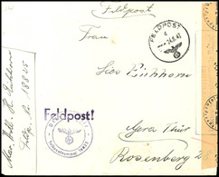 4702 1942, Kriegsmarine, Feldpost-Brief Mit Inhalt Nach Gera Mit Feldpostnorm-Stpl. Vom 24.8.42 Sowie Mit Absenderangabe - Other & Unclassified
