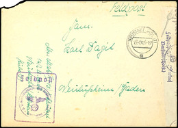 4703 1942, Kriegsmarine, Feldpost-Brief Mit Inhalt Und Aufgabe-Stpl. NEUSTADT (HOLST) Vom 15.4.42 Sowie Mit Brief-Stpl.  - Other & Unclassified