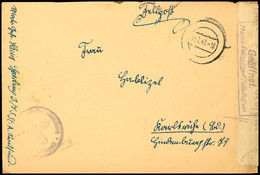 4728 1943, Kriegsmarine, Feldpost-Brief Mit Stummen Stpl. Vom 14.1.43 Sowie Mit Brief-Stpl. Und Absenderangabe "3.Kp. 7. - Other & Unclassified