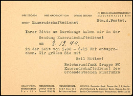 4738 1943/44, Kessel Von Brody (Lemberg), Korrespondenz Mit Ca. 40 Briefen (bis Zum 17.7.44)  Eines Vermissten Soldaten  - Andere & Zonder Classificatie