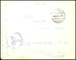 4747 1944, Feldpost-Brief Mit Inhalt Und Aptiertem Stpl. Von Königsberg Vom 6.8.44 Sowie Mit Brief-Stpl. Und Absenderang - Sonstige & Ohne Zuordnung