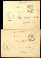 4751 1944, Feldpost-Brief Mit Geschwärztem Stpl. Von Swinemünde Mit Falsch Eingestelltem Datum Vom 10.8.33 Sowie Mit Bri - Other & Unclassified