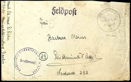 4752 1944, Feldpost-Brief Vom Masch.Ob.Maat W. Weber Mit Inhalt Und Norm-Stpl. Vom 15.1.44 Sowie Mit Brief-Stpl. Und Abs - Other & Unclassified