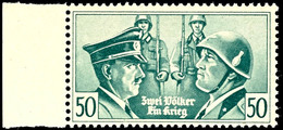 4881 50 C. Hitler/Mussolini "Zwei Völker Ein Krieg", Tadellos Postfrisch, Sehr Seltene Marke Und Erst Seit Der 46. Aufla - Autres & Non Classés