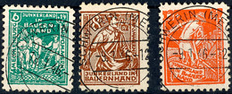 5076 6 Pf. - 12 Pf. Bodenreform, Gest., Gepr. Kramp BPP, Mi. 160.-, Katalog: 23/25 O - Sonstige & Ohne Zuordnung