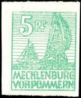 5080 5 Pfg Abschied Mittelgrün, Tadellos Postfrisch, Gepr. Kramp BPP, Mi. 240,-, Katalog: 32xb ** - Autres & Non Classés