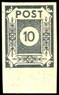 5123 10 Pfg Ziffern, Type AtxDDII, Tadellos Postfrisch, Fotobefund Kunz BPP: "echt, Einwandfrei", Mi. 100.-, Katalog: 52 - Autres & Non Classés