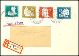 5272 Bach Komplett Auf R-FDC Von LEIPZIG W 33 - 14.6.50, Tadellos, Mi. 1400,-, Katalog: 256/59 FDC BF - Sonstige & Ohne Zuordnung