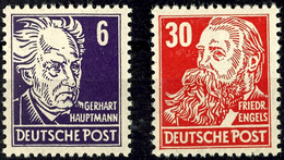 5284 6 Und 30 Pfg Köpfe II Je Auf Gewöhnlichem Papier Mit Wz. 2 X I, Tadellos Postfrisch, Gepr. Paul BPP, Mi. 210,-, Kat - Other & Unclassified