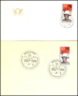 5318 "Pappchinese", Zwei FDC, Einmal Mit Tagesrundstempel Und Einmal ESSt., Tadellos, Mi. 165,-, Katalog: 662(2) FDC - Sonstige & Ohne Zuordnung