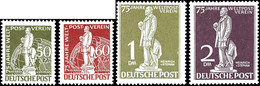 5375 12 Pfg - 2 DM Stephan, 7 Werte Komplett, Tadellos Postfrisch, Unsigniert, Mi. 750.-, Katalog: 35/41 ** - Autres & Non Classés