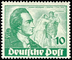 5380 10 Pfg Goethe, Tadellos Postfrisch, Unsigniert, Mi. 140.-, Katalog: 61 ** - Sonstige & Ohne Zuordnung