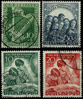 5406 Philharmonie Und Tag Der Briefmarke 1951, Je Tadellos, Gestempelt, Mi. 200,-, Katalog: 72/73,80/1 O - Andere & Zonder Classificatie