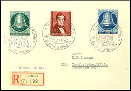 5409 "Glocke I." 10 Und 20 Pf. Auf FDC Zusammen Mit Nr. 74, Als Einschreiben Ab BERLIN (ESSt.) Nach Zweibrücken Gelaufen - Andere & Zonder Classificatie