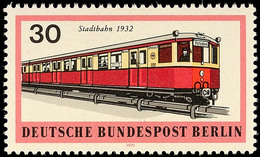 5424 30 Pfg Stadtbahn 1932 Mit Plattenfehler  I "Wagennummer 3759 (statt 3769) Rechts Neben Der Wagentüre", Feld 38 Eine - Other & Unclassified