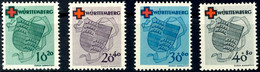 5471 10 - 40 Pfg Rotes Kreuz, 4 Werte Komplett, Tadellos Postfrisch, Unsigniert, Mi. 160.-, Katalog: 40/43A ** - Autres & Non Classés