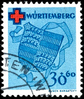 5472 Rotes Kreuz, Gest., Gepr. Schlegel BPP, Mi. 480.-, Katalog: 40/43A O - Andere & Zonder Classificatie