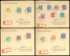 5512 80 Pfg AM Post, Deutscher Druck, Zähnung L11, Schwarzviolettultramarin, Mischfrankatur Mit Mi.-Nr. 5z Und 11Cy Auf  - Sonstige & Ohne Zuordnung