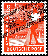 5528 8 Pfg. Mit Diagonalem Bandaufdruck, Postfrisch, Signiert Schlegel BPP, Mi. 140.-, Katalog: 38IDI ** - Sonstige & Ohne Zuordnung