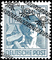 5534 12 Pfg. Mit Diagonalem Bandaufdruck, Postfrisch, Signiert Schlegel BPP, Mi. 150.-, Katalog: 40ID ** - Sonstige & Ohne Zuordnung