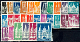 5597 2 Pfg - 5 DM, 28 Werte Komplett, Tadellos Postfrisch, Unsigniert, Mi. 300.-, Katalog: 73/100I Wg ** - Sonstige & Ohne Zuordnung