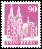 5605 90 Pfg Bauten Eng Gezähnt, Tadellos Postfrisch, Unsigniert, Mi. 170.-, Katalog: 96eg ** - Sonstige & Ohne Zuordnung