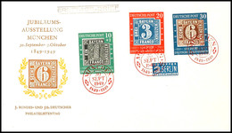 5630 "100 Jahre Deutsche Briefmarken" Kpl. Als FDC Auf Unbeschriftetem Schmuckumschlag Mit Roten Münchner ESSt., Tadello - Autres & Non Classés