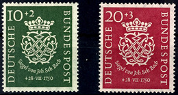 5640 10 - 20 Pfg Bachsiegel, 2 Werte Komplett, Tadellos Postfrisch, Gepr. Schlegel BPP, Mi. 120.-, Katalog: 121/22 ** - Sonstige & Ohne Zuordnung