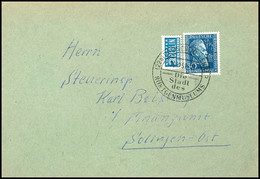 5680 "Rontgen" FDC, Adressierter Blanko-Umschlag Mit ESSt. Aus "Remscheid - Die Stadt Des Röntgen-Museums", Mi. 500,--,  - Sonstige & Ohne Zuordnung