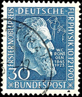 5683 30 Pf. Röntgen, Wz.Z, Gest., Gepr. Schlegel BPP, Mi. 180.-, Katalog: 147Z O - Sonstige & Ohne Zuordnung