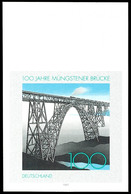 5740 100 Pfg "100 Jahre Müngstener Brücke", Abart "ungezähnt", Tadellos Postfrisch, Mi. Früher 750.- Und Jetzt -.-, Kata - Other & Unclassified