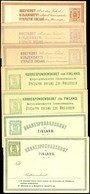 5765 8, 10 Und 16 P., 7 Versch. Ungebraucht Ganzsachenkarten, Katalog: Ex P2/10 GA* - Finland