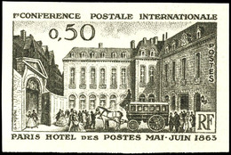 5776 1963, 0,50 Fr. "100 Jahrestag Der 1. Internationalen Postkonferenz, Paris", Abart "ungezähnt", Tadellos Postfrisch, - Other & Unclassified