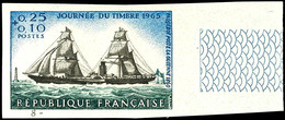 5779 1965, 0,25 Fr. Tag Der Briefmarke, Abart "ungezähnt", Tadellos Postfrisch, Katalog: 1505U ** - Autres & Non Classés