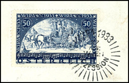 5845 50 Gr. WIPA, Gewöhnliches Papier, Mit Sonderstempel, Tadellos, Mi. 260.-, Katalog: 555A BS - Andere & Zonder Classificatie