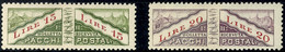 5881 15 Und 20 L. Paketmarken, Beide Höchstwerte, Tadellos Postfrisch, Unsigniert, Selten, Auflagen Nur 9.600 Bzw. 9.120 - Autres & Non Classés