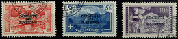 6043 3 Fr. - 10 Fr. Völkerbund, Tadellos Gestempelt, Katalog: 13/15x O - Other & Unclassified