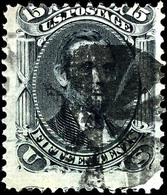 6122 15 C. Schwarz Mit Waffeltype VI, Tadellos, Gestempelt, Scott: 91 (700.- $), Katalog: 22WVI O - Sonstige & Ohne Zuordnung