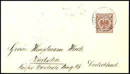6359 50 Pfg Krone/Adler Auf Brief, Stempel FRIEDRICH-WILHEMSHAFEN 28/4 00, Nach Wiesbaden. Der Brief Ist überfrankiert U - Autres & Non Classés