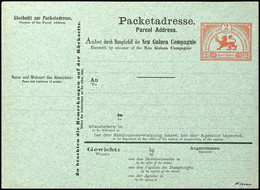 6442 2 Mark Rot, Vorläufer, Paketkarte Der Neu Guinea Compagnie, Ungebraucht, Sign. Willmann, Katalog: 1 BF - Deutsch-Neuguinea