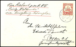 6517 MARON, 20 Pfg Kaiseryacht Auf Brief Mit Klarem Stempel MARON 13.11 12 Mit Vermerk "Von Rabaul Per R.P.D. 'Prinz Wal - Nouvelle-Guinée