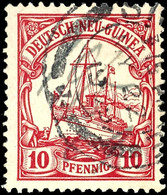 6583 10 Pf. Schiffszeichnung, Fremdentwertung, SI(NGAPOR)E  ME 22 1909, Katalog: 9 O - Andere & Zonder Classificatie