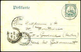 6594 Incoming Mail: 1908, 4 H Ganzsachenkarte Von Deutsch-Ostafrika (Mi. P18), Stempel USUMBURA 3 8 08, An Den "Herrn Ha - Autres & Non Classés