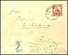6606 1905, Brief Mit 10 Pfg Kaiseryacht, Stempel HERBERTSHÖHE 7/9 05 Nach Berlin. Absender: Dr. Emil Kraus (stellvertret - Andere & Zonder Classificatie