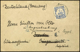 6648 20 Pfg Kaiseryacht Auf Brief Nach Sachsen, Stempel RABAUL DNG 24/10 10. Absenderin: Ada Stübel, Frau Des Dr. Jur. G - Sonstige & Ohne Zuordnung