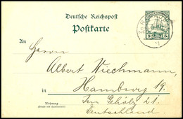 6669 1911, Ganzsachenkarte 5 Pfg Kaiseryacht, Stempel RABAUL DNG 28.2 11, Nach Hamburg. Absender Ist Walther Wiechmann ( - Andere & Zonder Classificatie