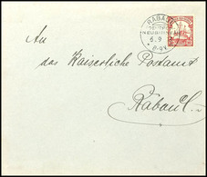 6691 1913, 10 Pfg Kaiseryacht Auf Brief, Stempel RABAUL (DNG) 5.5. 13, An Das Kaiserliche Postamt In Raubaul. Rückseitig - Other & Unclassified